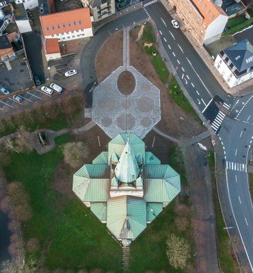 Forpladsen ved Frederikshavn kirke